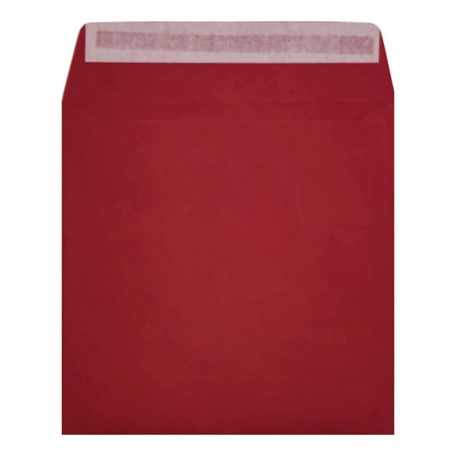 Clariana Dark Red Envelope 155mm Square Wallet Open