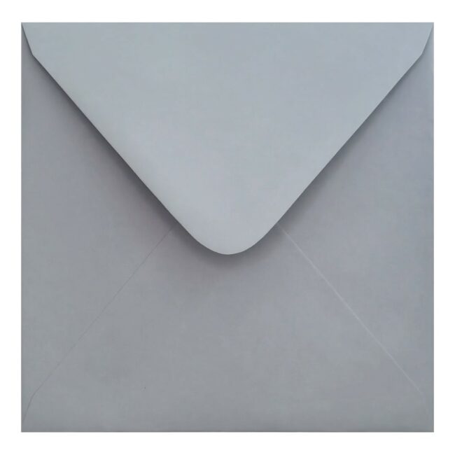 Clariana Pale Grey Envelope 130mm Square Closed