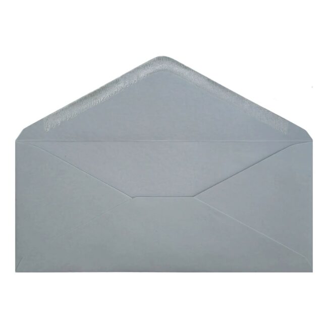 Clariana Pale Grey Envelope Letterbox Open