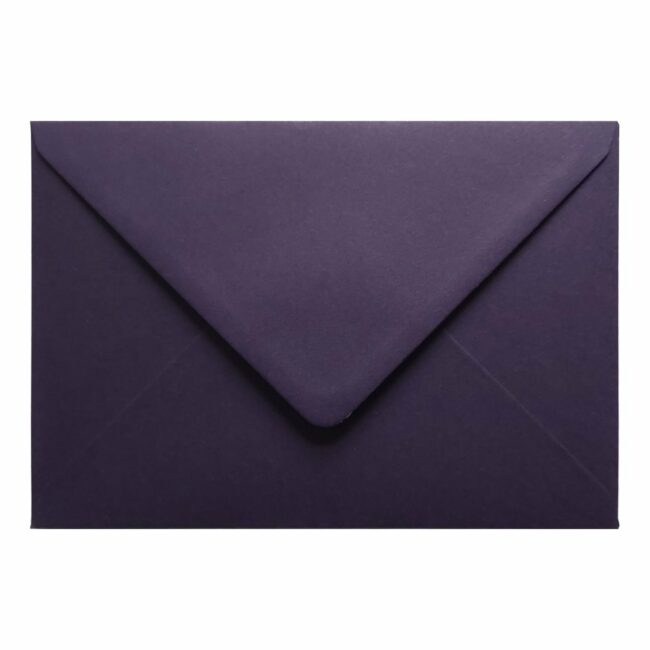 Aubergine Envelope A5 Closed