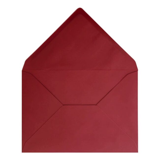 Scarlet Red Envelope B6 Open