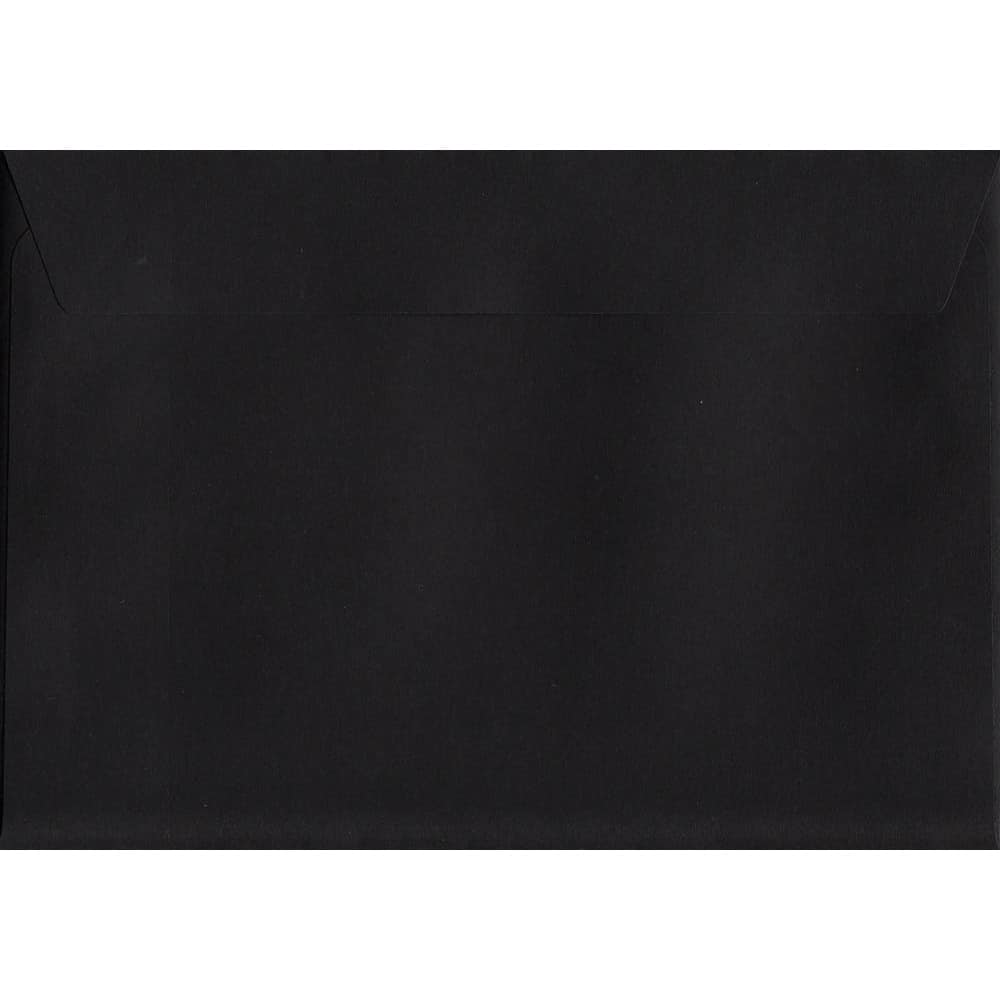 Black 114mm x 162mm C6 Value Pack. 100 Black C6/A6 Envelopes.